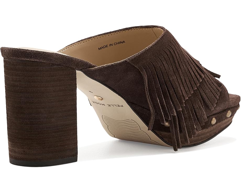 Pelle Moda босоножки Amani Slide с бахромой и декором