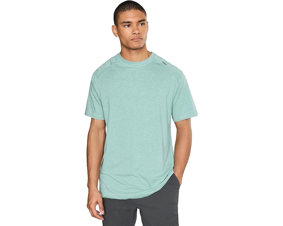 Футболка tasc Performance Carrollton Tee с мини-полосками и защитой UPF 50+