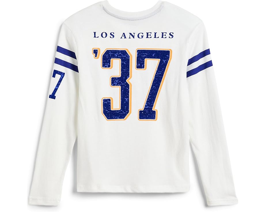 Футболка NFL Los Angeles Rams с полосатым воротом (Little Kid/Big Kid)
