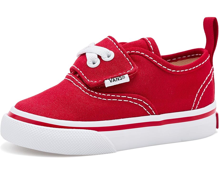 Детские кеды Vans Kids Authentic Elastic V на липучке с эластичными шнурками