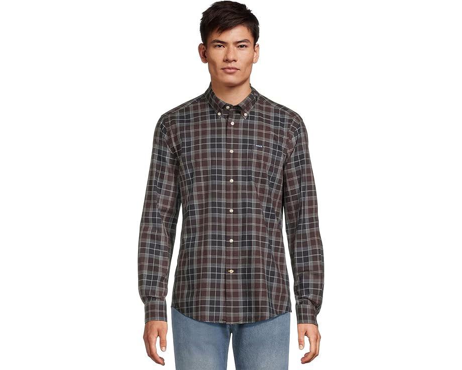 Рубашка Barbour Wetheram Tailored Tartan в клетку с классическим кроем