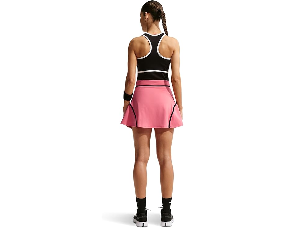 Теннисная юбка Nike Advantage Dri-FIT с высокой талией и встроенными шортами