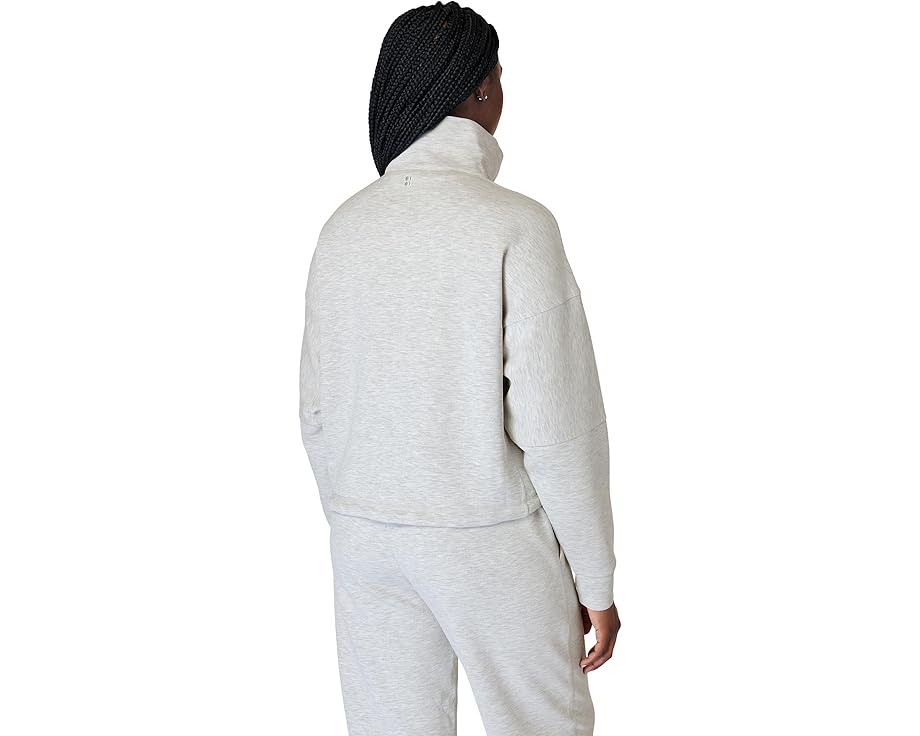 Свитшот Sand Wash Funnel Neck 1/2 Zip от Sweaty Betty с укороченным кроем