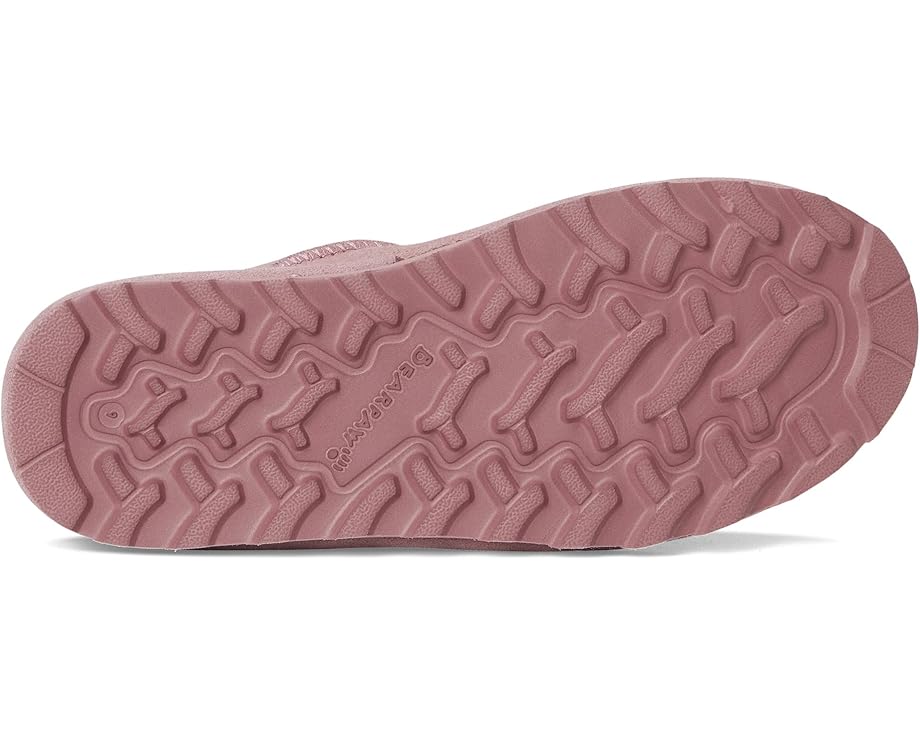 Сапоги Super Shorty Bearpaw из замши с овечьей шерстью и съемной стелькой
