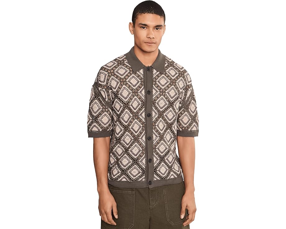 Morena Short Sleeve Cardigan от AllSaints трикотажный кардиган с воротником