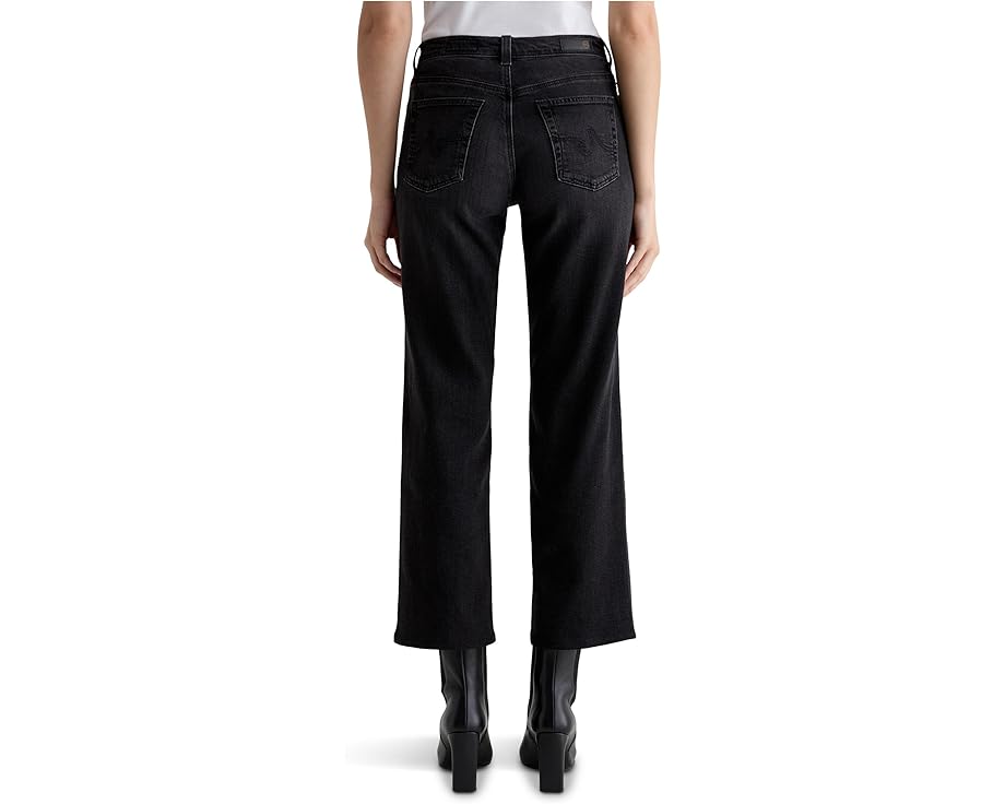 Прямые джинсы AG Jeans Brinley со средней посадкой в цвете Nebula