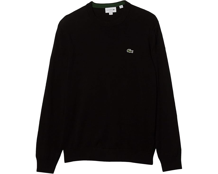Свитер Lacoste с круглым вырезом и длинными рукавами