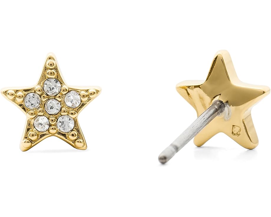 Серьги-гвоздики Kate Spade Earrings Pave Mini Star Studs с кубическим цирконием