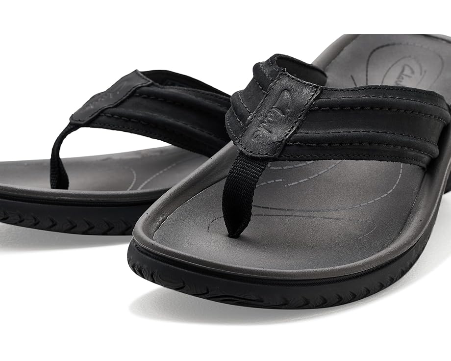 Кожаные шлепанцы Clarks Wesley Surf с подошвой из ЭВА