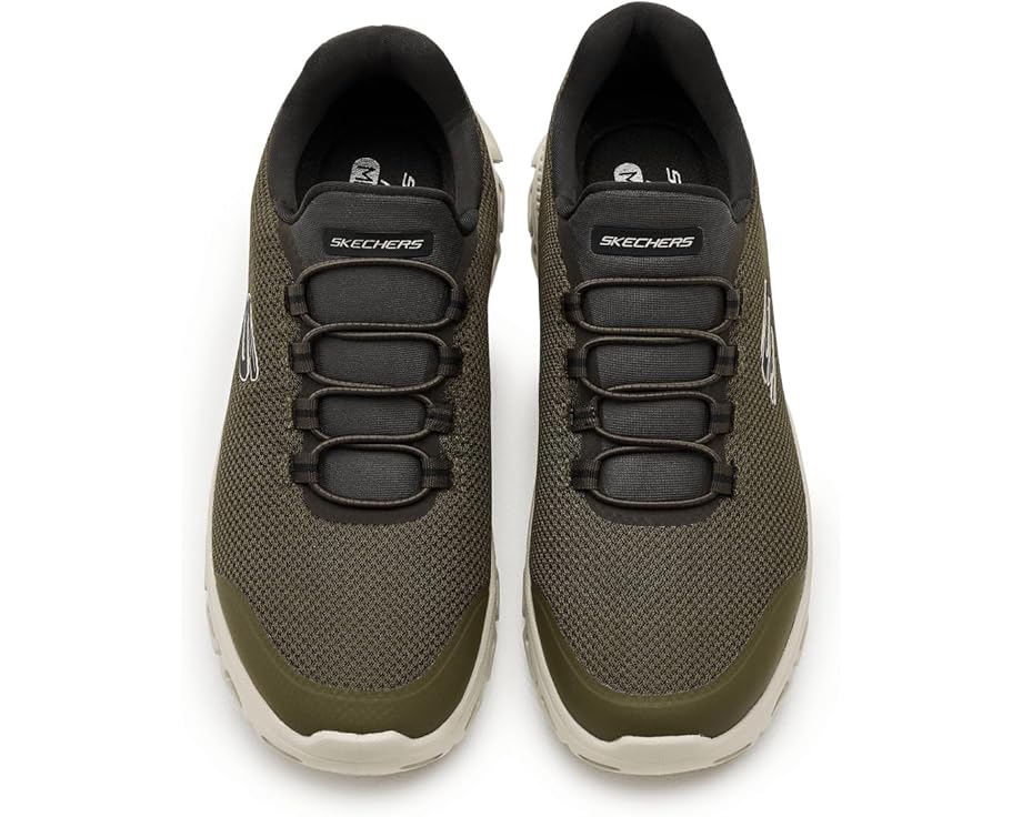 Эластичные кроссовки SKECHERS Glide-Step Noltek с геометрической подошвой