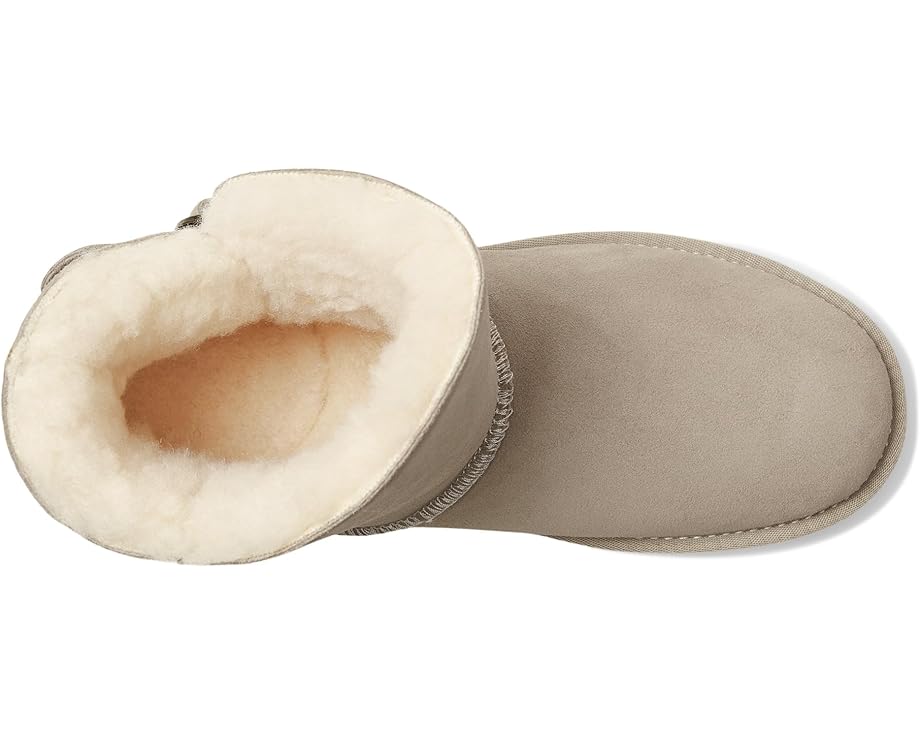 Зимние угги Bearpaw Steph из замши с подкладкой из шерсти и декоративной пряжкой