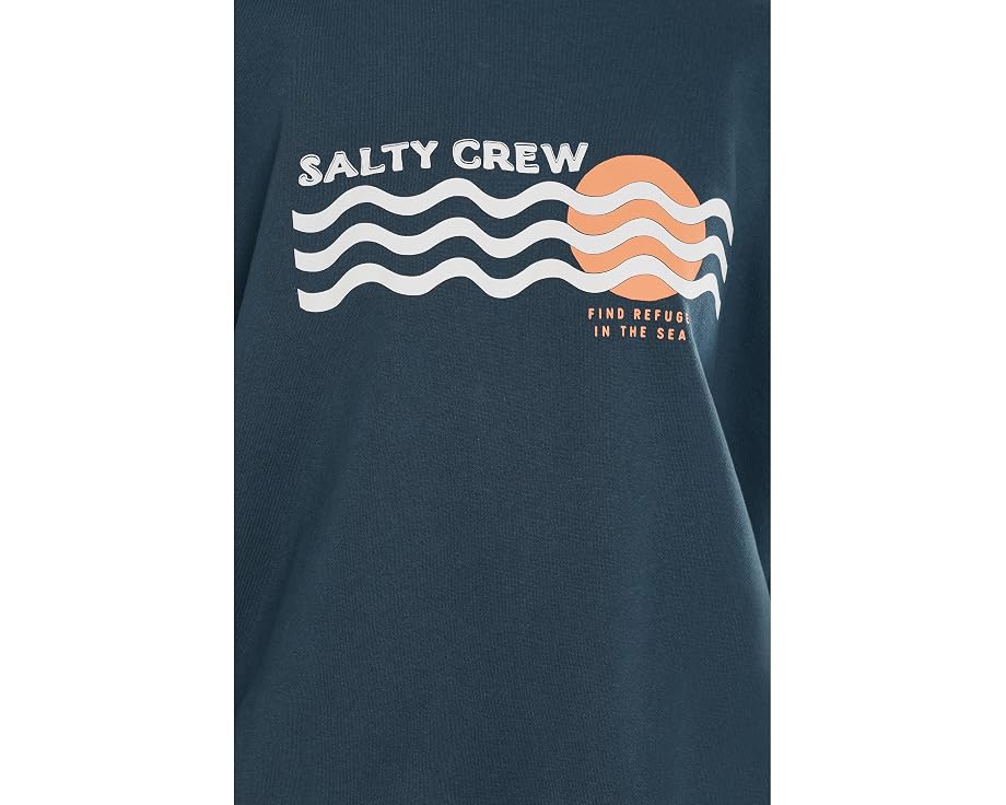 Свитшот Salty Crew Boat Legs с принтом на груди