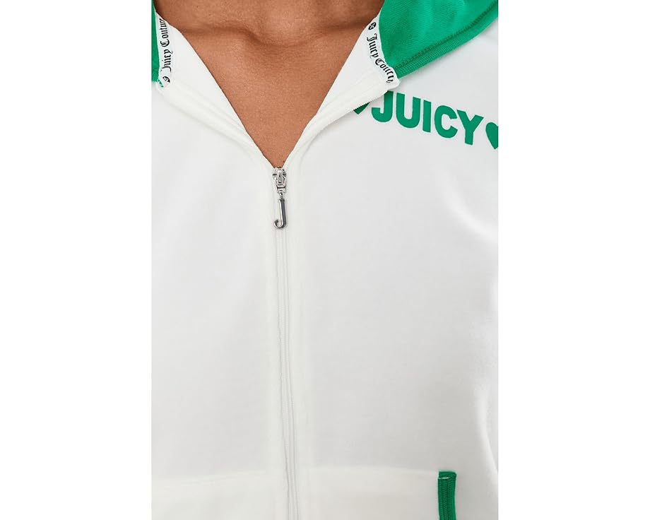 Juicy Couture Melrose приталенная длинная куртка Heritage с капюшоном