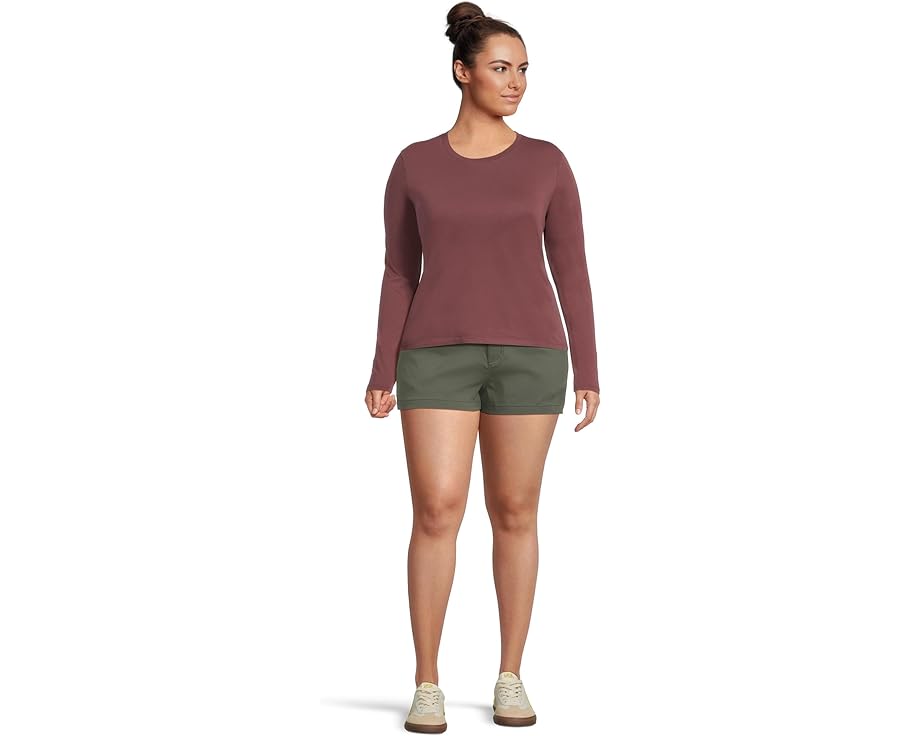 Длинная футболка Prana Everyday с пигментной окраской и классическим кроем