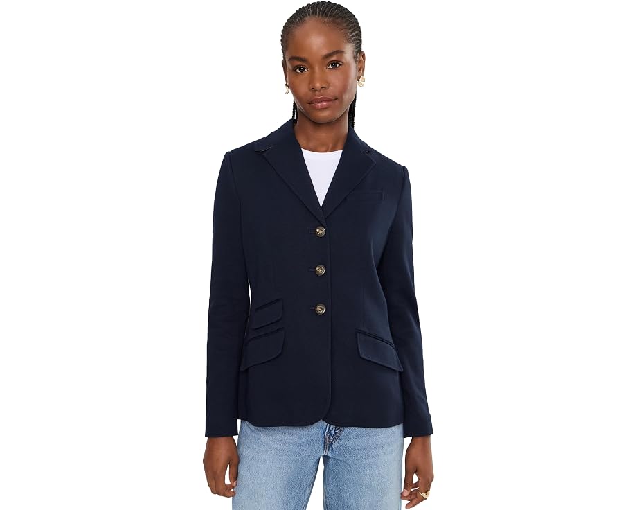Cotton Herringbone Jacquard Blazer