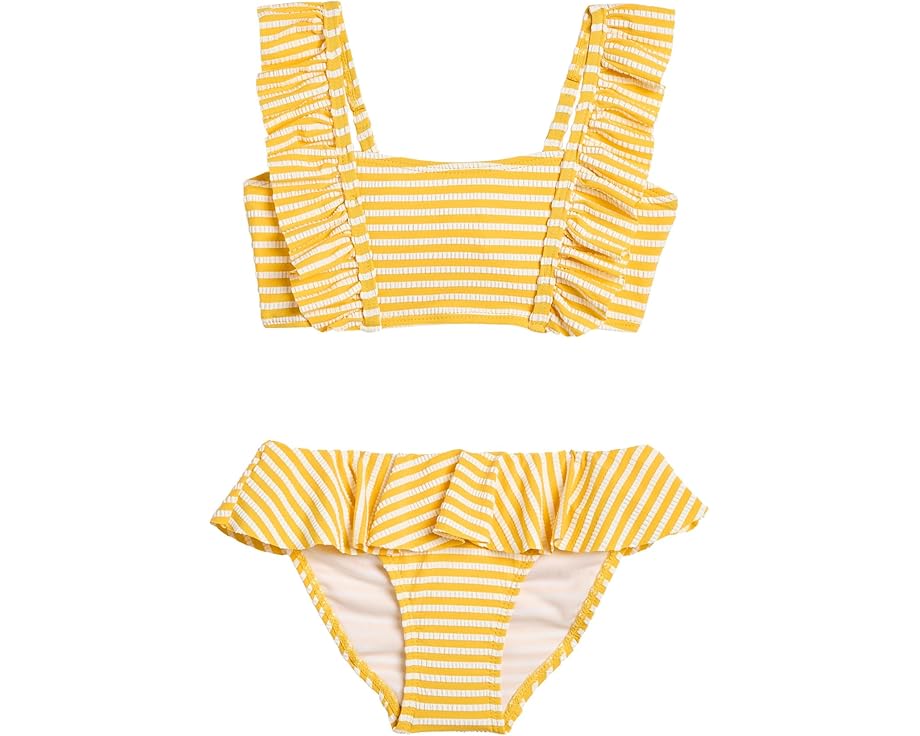 Бикини Sunshine Stripe с оборками из переработанного материала