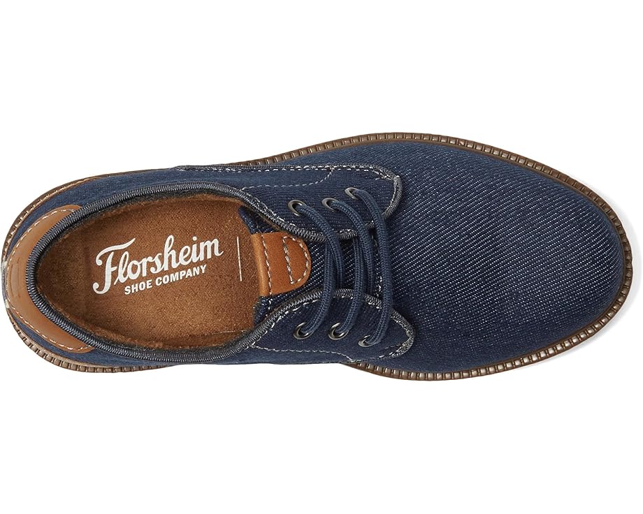 Детские оксфорды Florsheim Highland Canvas с круглым носком и резиновой подошвой