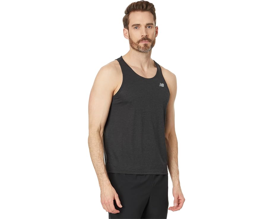 New Balance мужская легкоатлетическая майка Athletics Singlet черная