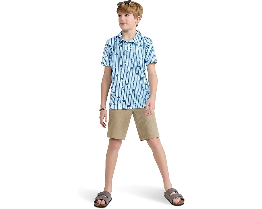 Поло Hurley Kids Printed Belmont Polo с технологией H20-Dri для отвода влаги