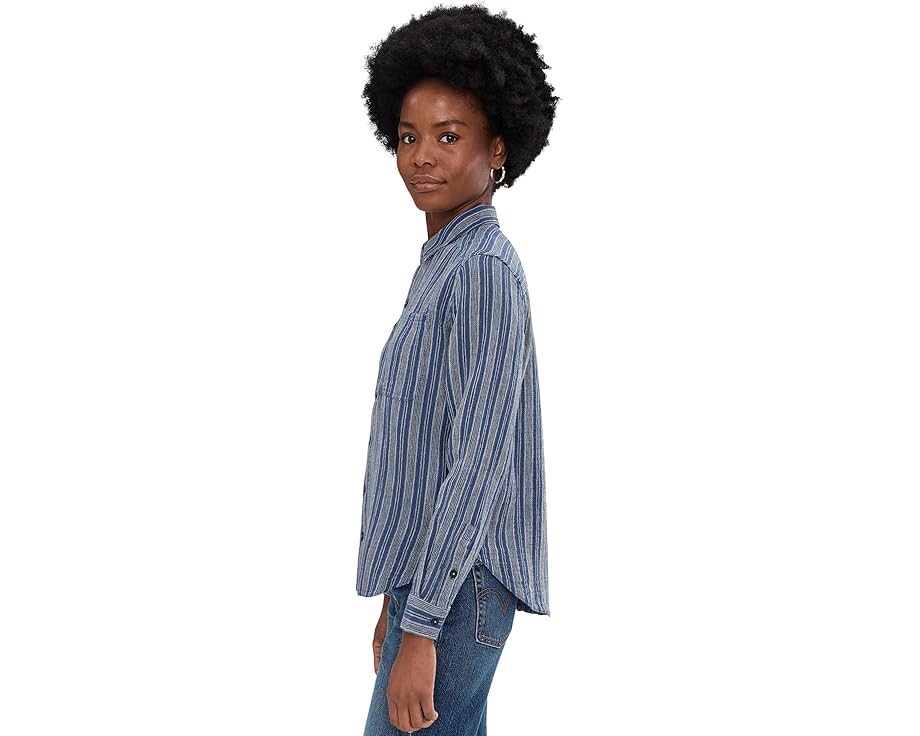 Рубашка Tate Double Weave Long Sleeve с цветочным принтом из конопли и хлопка Toad&Co