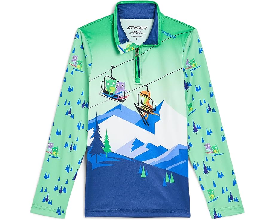 Spyder Challenge 1/2 Zip пуловер для детей