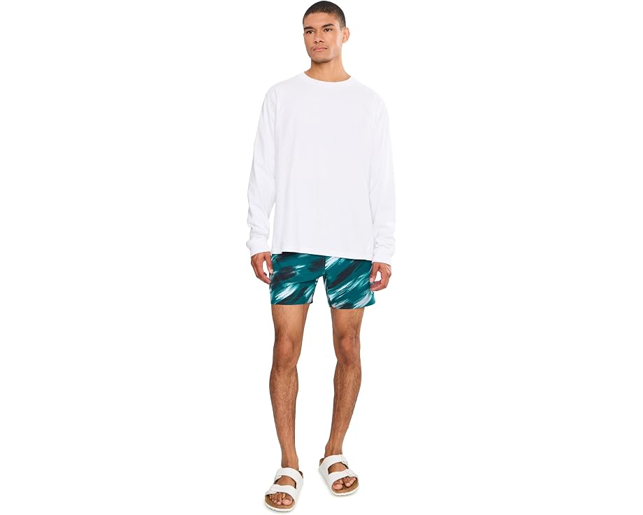 The Color Blitz Eagles 5.5" (Classic Lined Swim Trunks)
