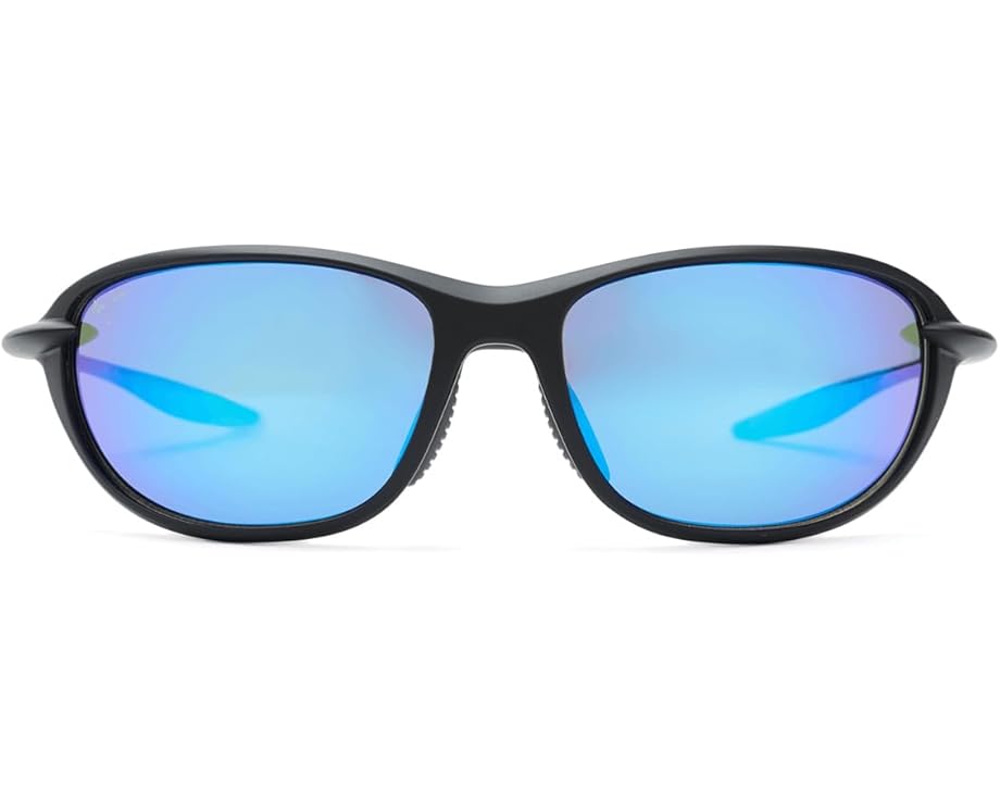 Спортивные очки Maui Jim Hookipa Ultra R Polarized с черной оправой и нейтральными серыми линзами