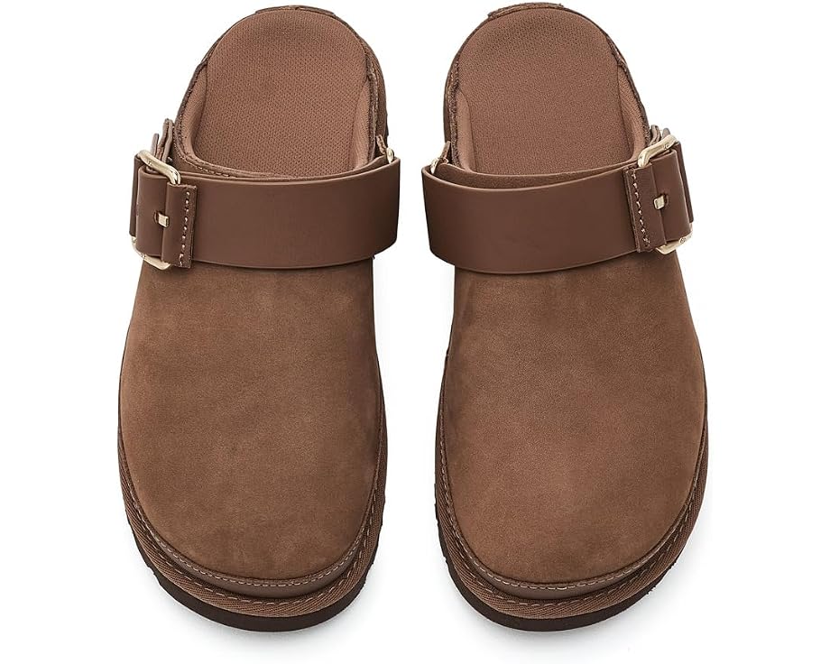 UGG Goldenstar Villa Clogs из нубука с регулируемым задним ремешком