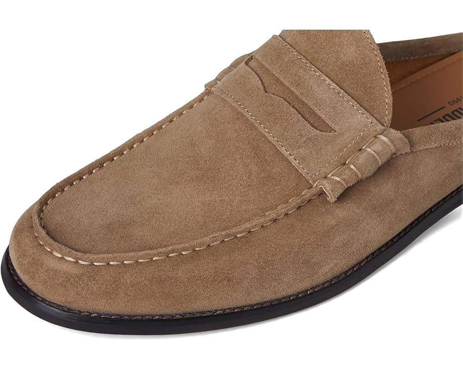 Тапочки-мокасины Steve Madden Abott из кожи с декоративным швом