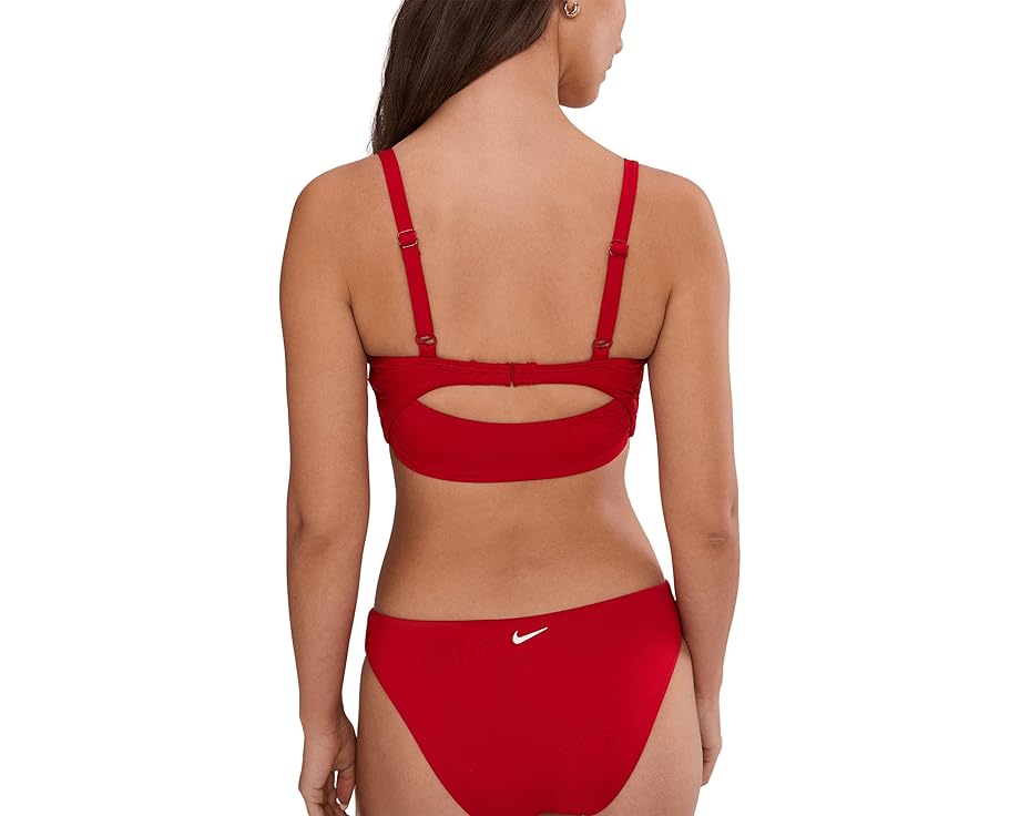 Мидкини Nike Effortless Essential V-neck со средней поддержкой и съемными чашками
