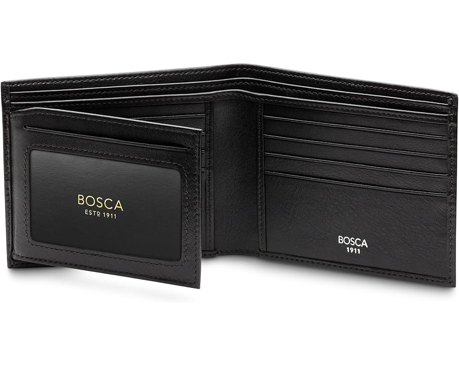Bosca континентальный кошелек с окошком для ID из кожи Nappa Vitello