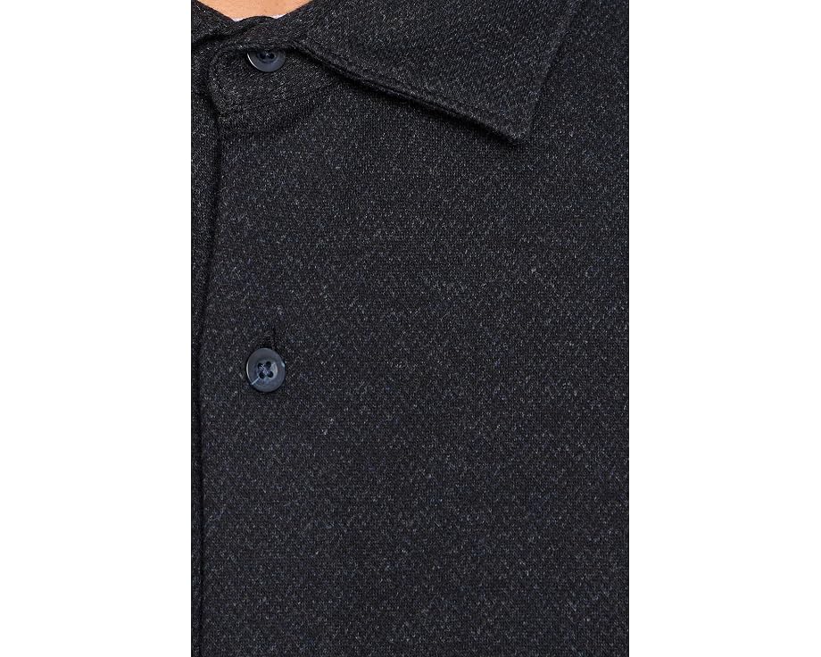 Herringbone Long Sleeve Button-Down