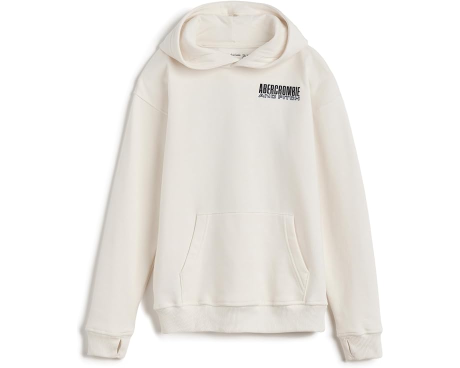 Толстовка с капюшоном abercrombie kids для детей с карманом кенгуру