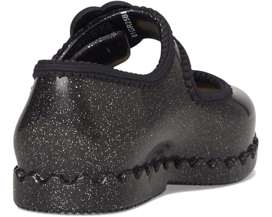 Балетки Hip Ballerina с аппликацией цветка и липучкой Mini Melissa