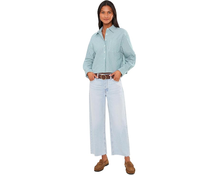 Укороченная рубашка Easy от Madewell в расслабленном стиле
