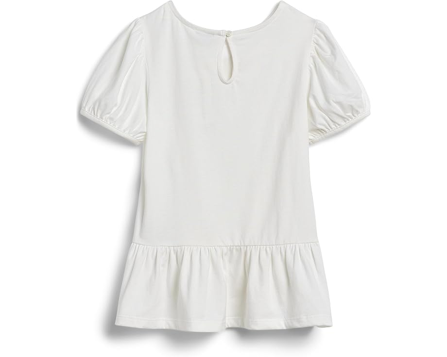 White Bow Peplum Top (Toddler/Little Kid/Big Kid)