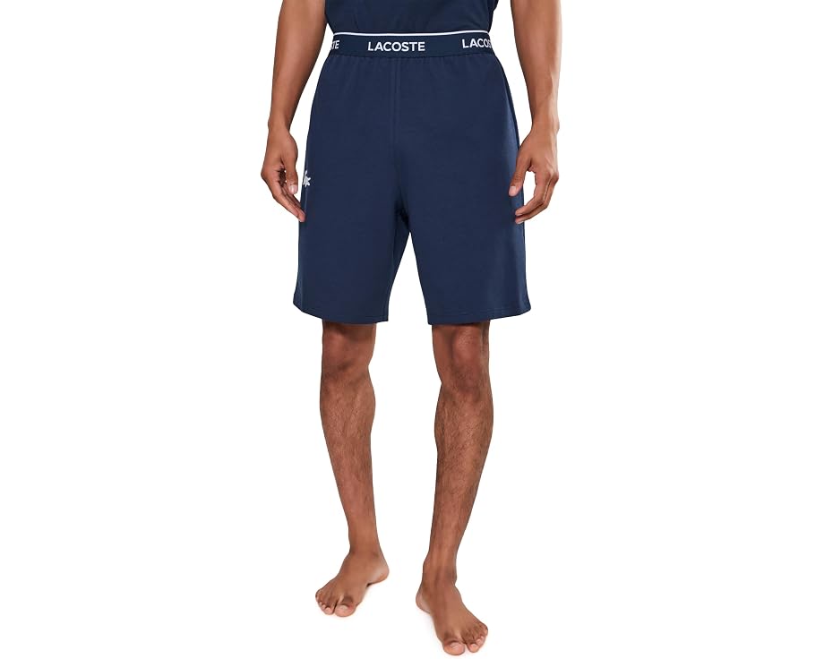 Straight Fit Fleece Pajama Shorts