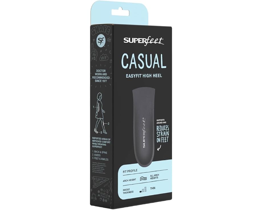 Стельки Superfeet Casual Easyfit с высоким подъемом