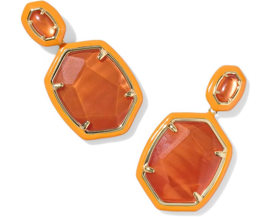 Серьги-подвески Daphne Enamel Frame с французской застежкой от Kendra Scott