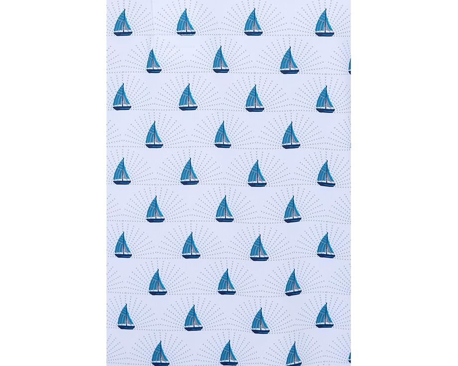 Callaway поло Sailboat Sunset Geo Print с принтом