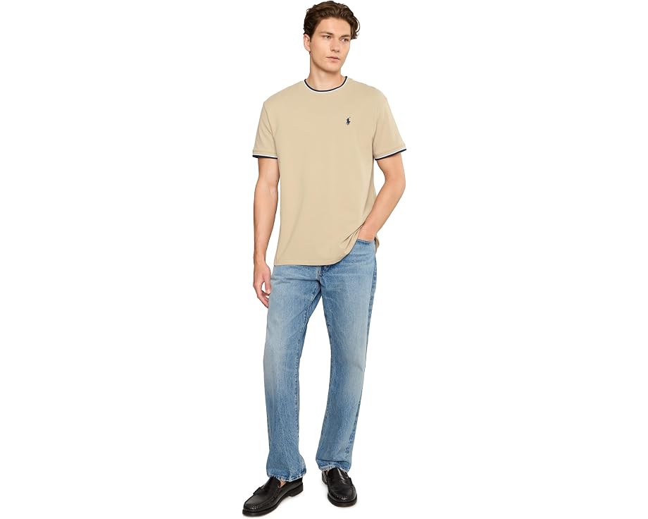 Классическая футболка Polo Ralph Lauren из стретч-сетки с коротким рукавом