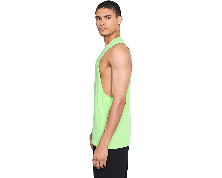 Under Armour майка без рукавов Logo Cutoff с круглым вырезом и длинным подолом