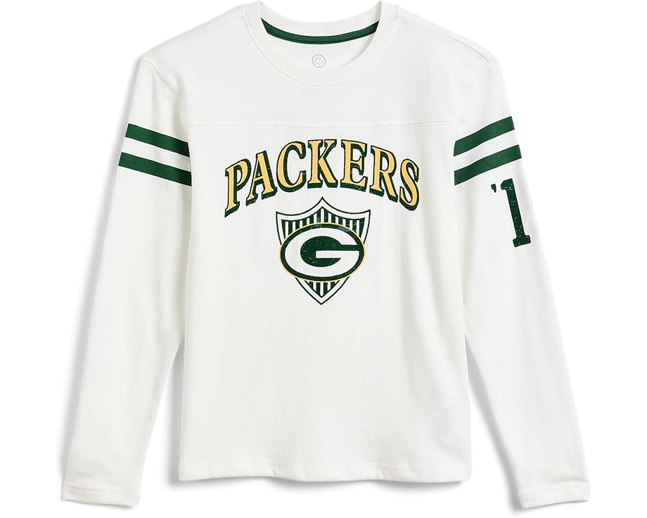 Футболка NFL Green Bay Packers с длинным рукавом для детей от Junk Food Kids