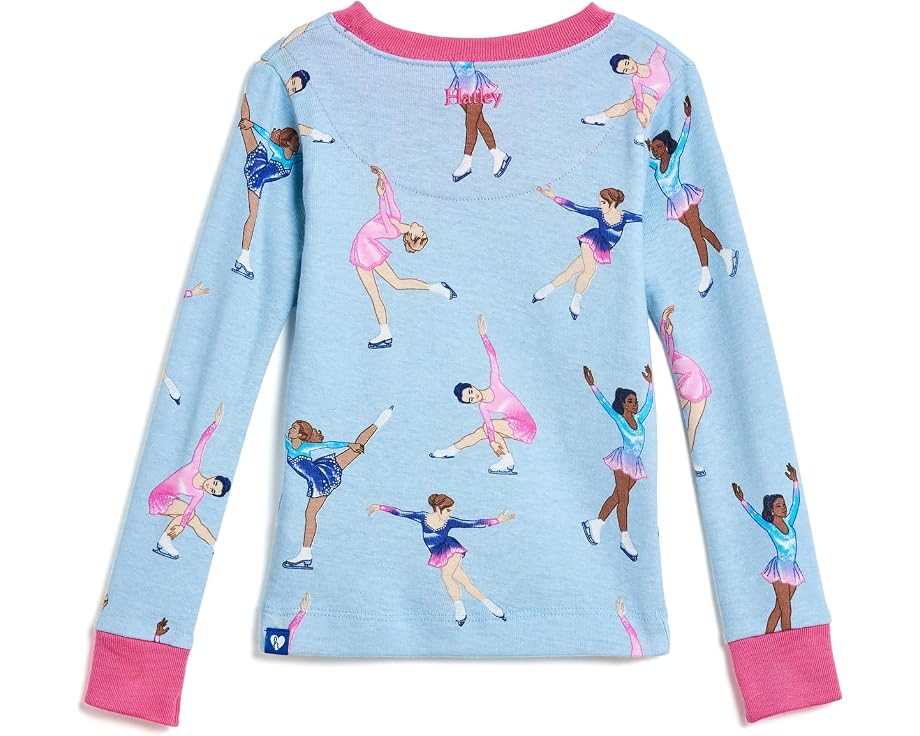 Комплект пижамы Figure Skaters Cotton Rib Hatley из хлопка