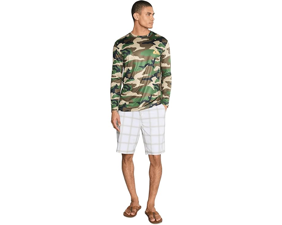 Quiksilver Everyday футболка с длинным рукавом для серфинга Камуфляж