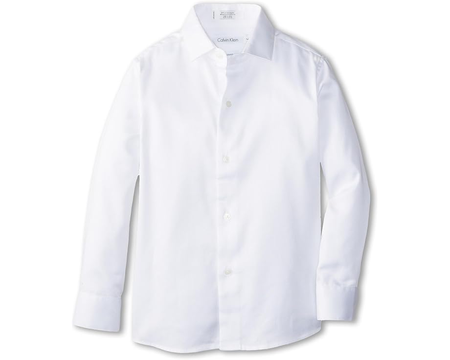 Рубашка Calvin Klein Kids из сатина для маленьких детей