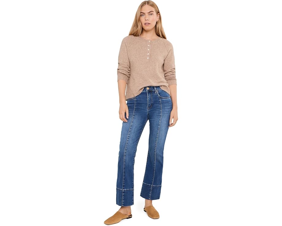 Джинсы Kelsey High-Rise Fab Ab с расклешенным низом и широкой кромкой KUT from the Kloth