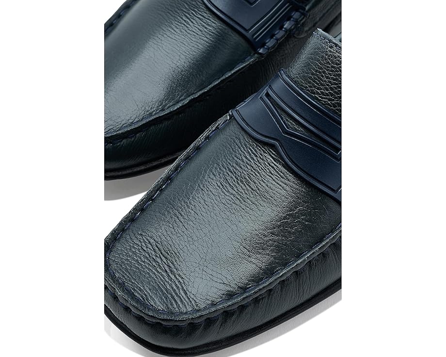 Мокасины Davidson St Marc Joseph New York из зернистой кожи