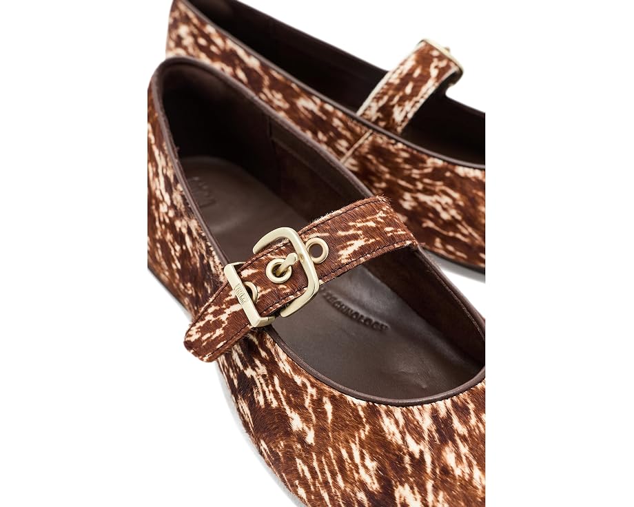 Туфли FitFlop Delicato Pony Cow из пони с ремешком