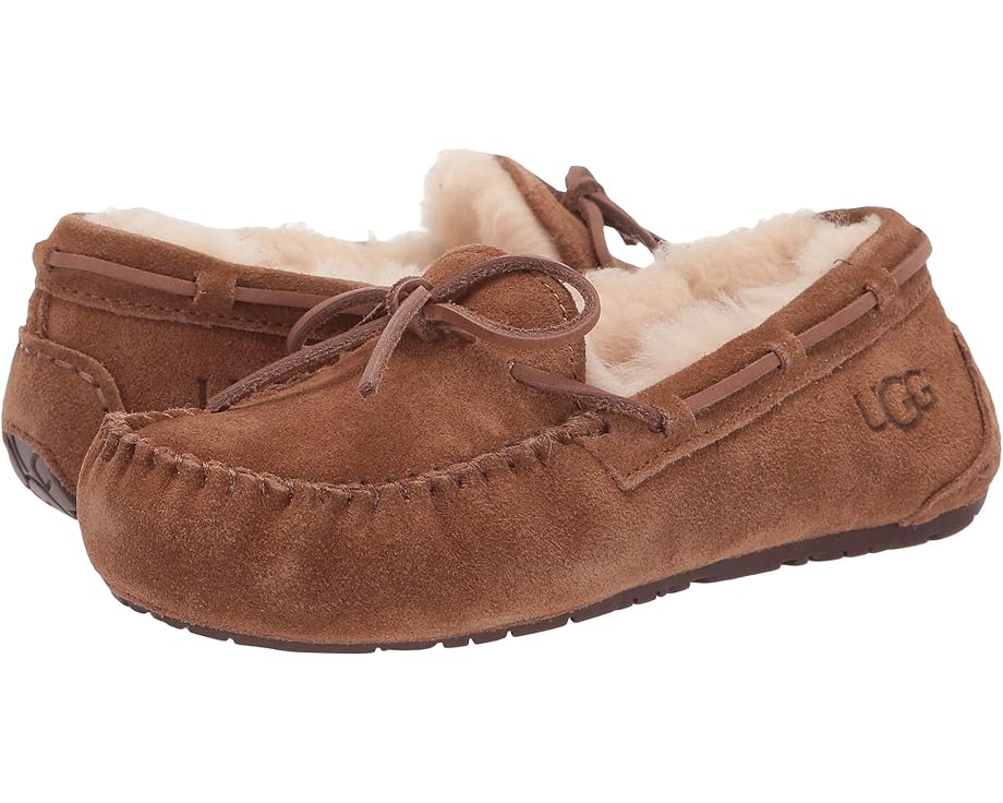 Детские угги-мокасины UGG Kids Dakota с гибкой резиновой подошвой